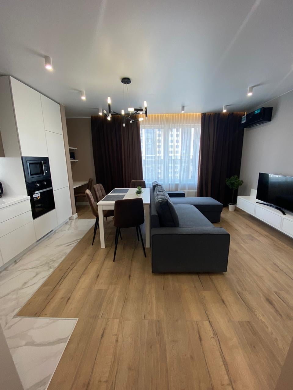 Косметический ремонт студии 36 м² в ЖК «Панорама» — фото 2, К4 ГРУПП